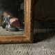 Folk art, Louis XVI style gilded mirror, 18th century