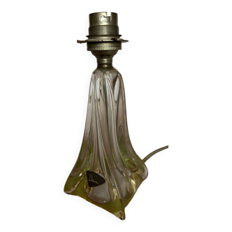 Vintage Daum crystal lamp base