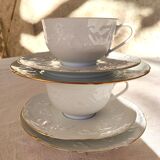 2 breakfasts in Havilland porcelain model Empress