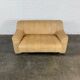 Swiss extendable 2-seater camel leather DeSede DS-44, 1970s.