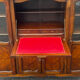 Sideboard, Louis XV style secretary in cherry wood, 1960s.