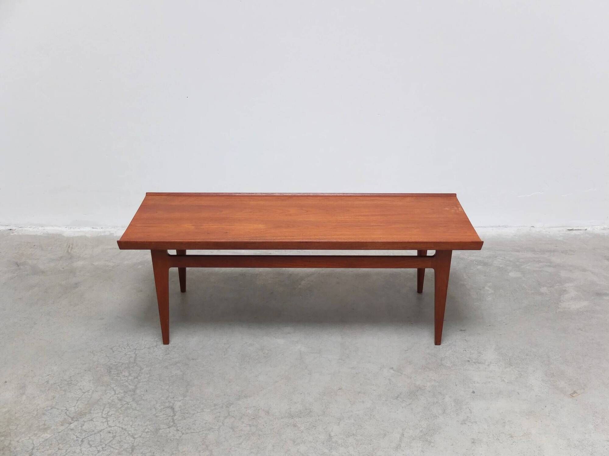 Danish coffee table in solid teak by Finn Juhl for France & Son, 1960s