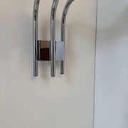 Vintage wall light 20581, chrome metal, by Verre Lumière Studio France 1978