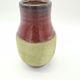 Swedish vase in pistachio sandstone and ox blood