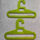 Vintage space age hangers from the 1970s