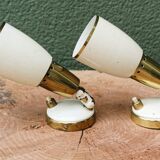 Pair of sconces with ball joints, 1950s