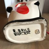 Trolley bar in vintage brass 60