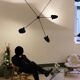 Spider wall light with five fixed arms