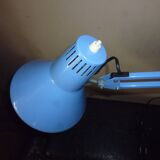 Twist vintage blue workshop lamp 50s 60s