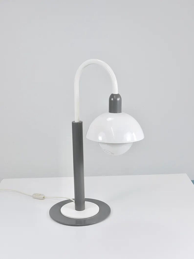 Postmodern Italian 1980s Memphis Style Table Side Lamp, 1980s