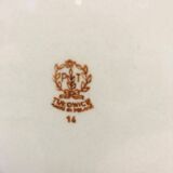 6 deep plates, Tulowice. Made in Poland.