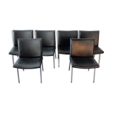 Set of 4 danish AP 40 airport chairs by Hans J. Wegner for A.P. Stolen, 1960