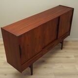 Teak highboard, Danish design, 1970s, manufactured by ES Møbler