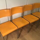 4 L303 chairs by Lafargue