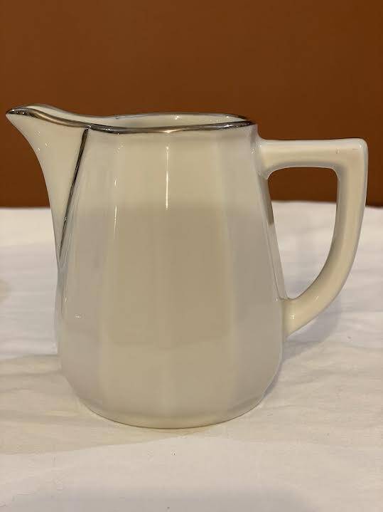 White porcelain "bistro" milk jug.
