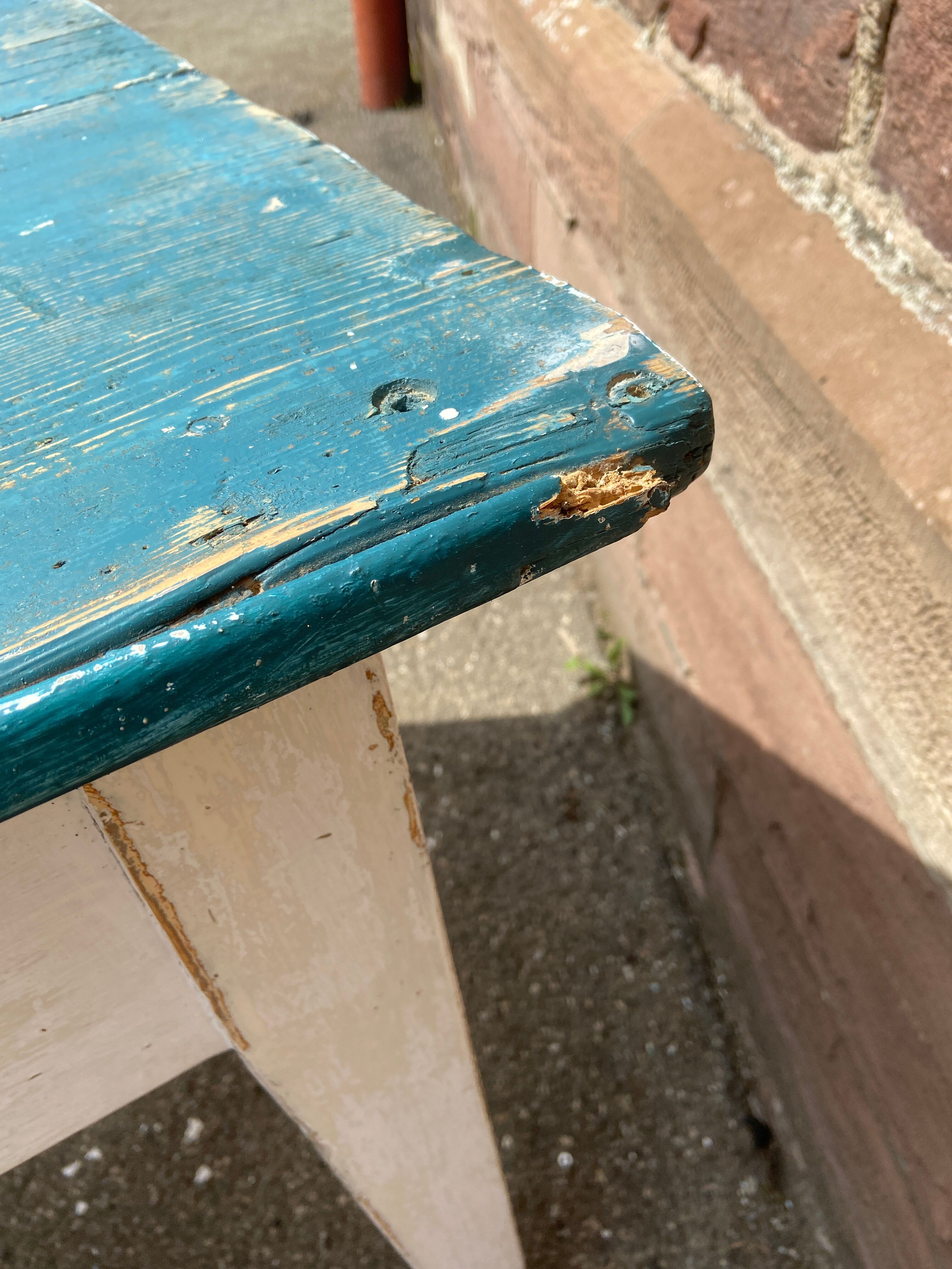 Farm table vintage fir 1900