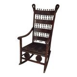 Rocking-chair fauteuil bascule XIXe art and craft