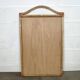 Rattan mirror and leather 100x60
