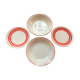 Série de 4 assiettes