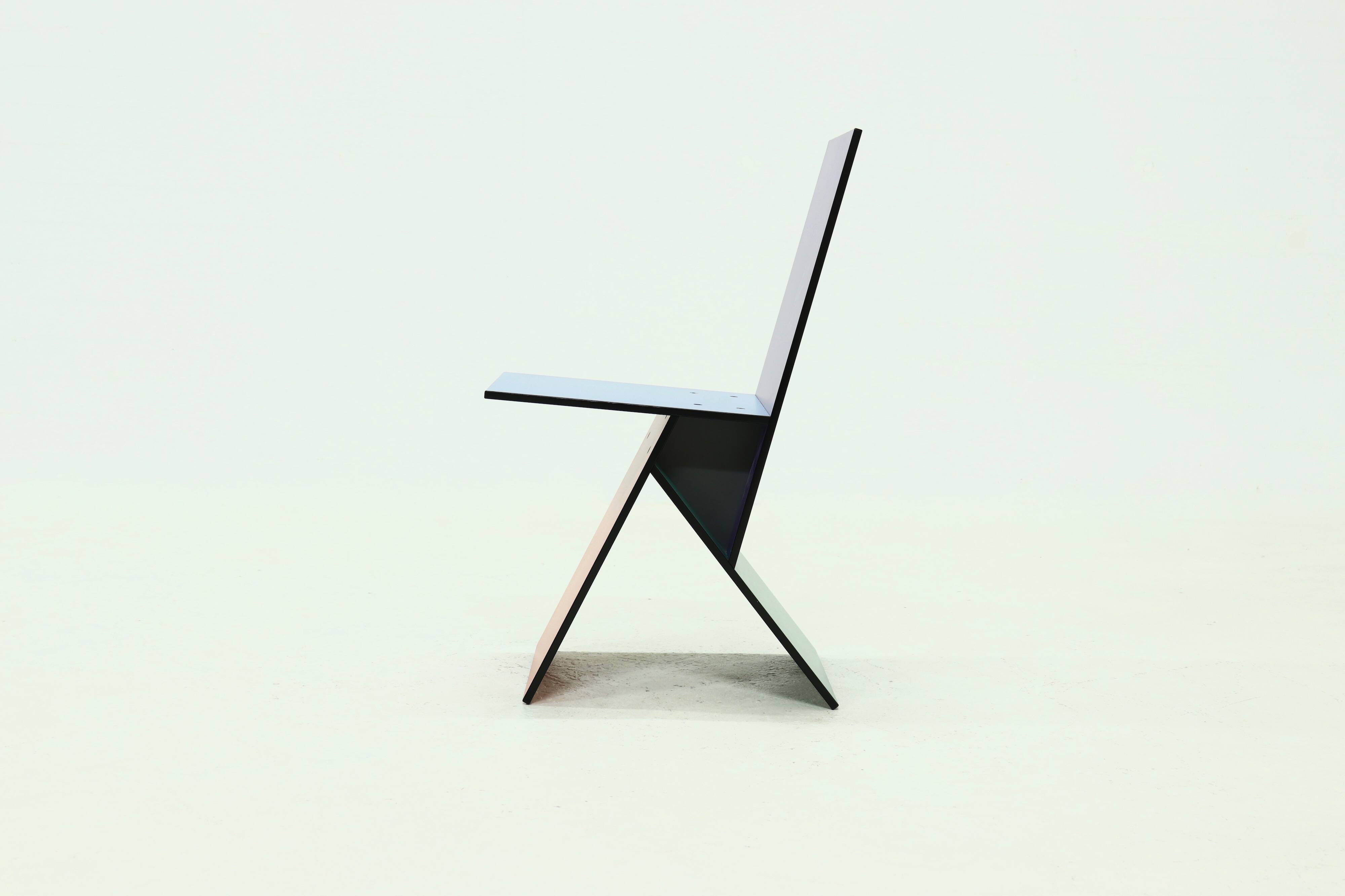 Rare chaise Verner Panton Vilbert pour IKEA années 1990