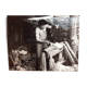 Photographie ancienne d'artisan Sabotier