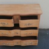 beautiful Louis XV style chest of drawers, stripped, sanded and left raw
