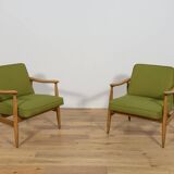Fauteuils GFM-87 de Juliusz Kedziorek pour Gościcińskie Furniture, années 1960, Pologne, lot de 2