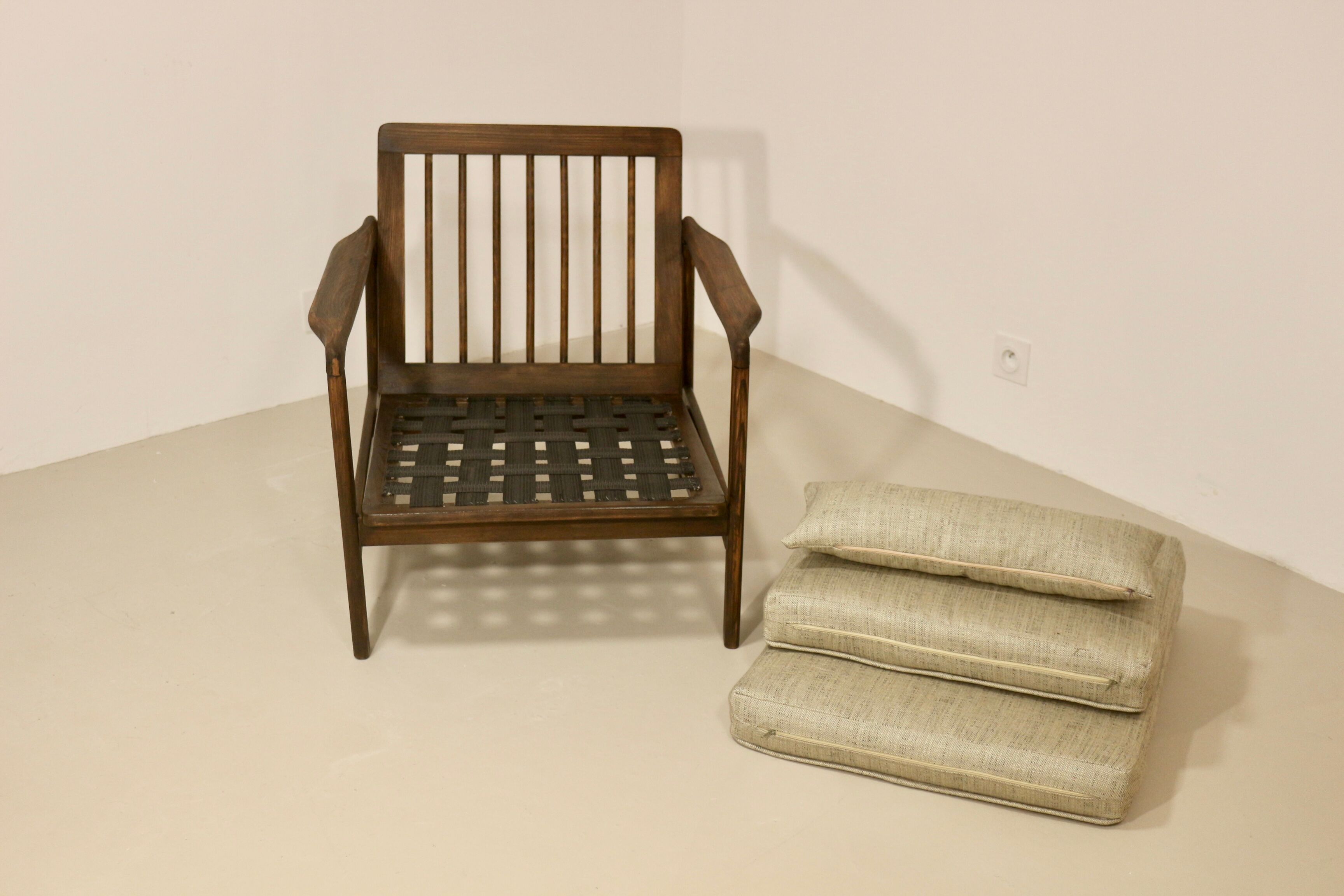 Fauteuil  scandinave design Z. Baczyk, 1960
