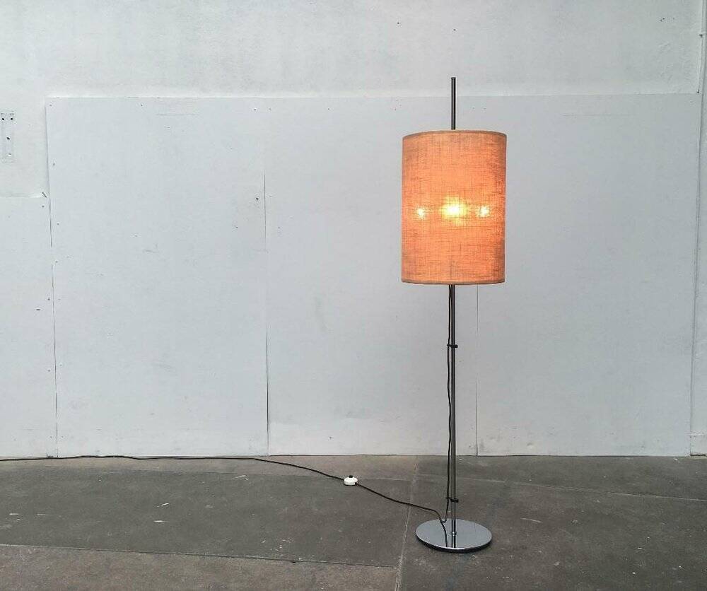 German floor lamp from the mid-century space age by Staff Leuchten, 1960s.