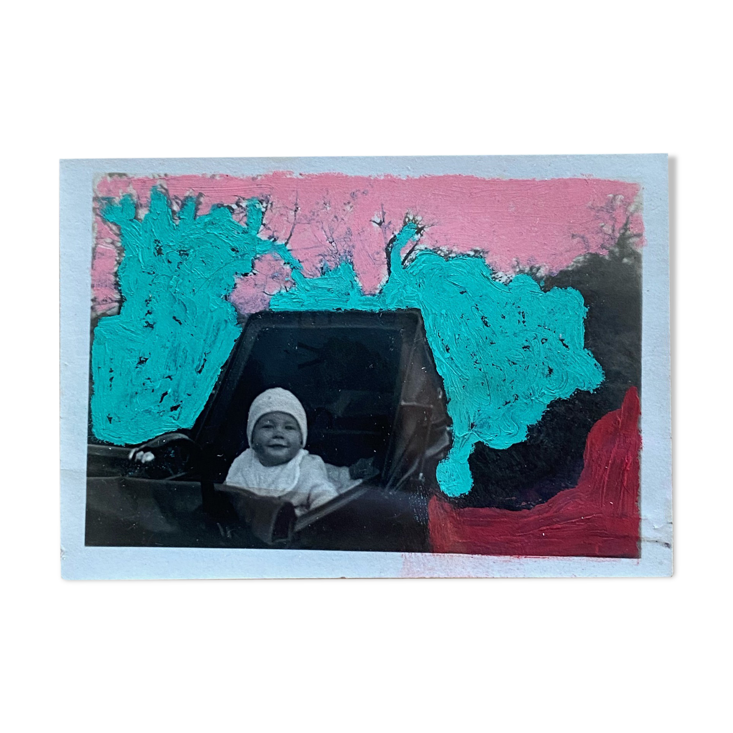 Bold pastels on old photo - Hasting 1930