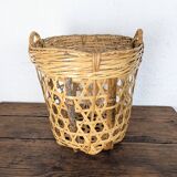 Woven bamboo basket