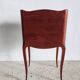 Three-drawer cherry bedside table