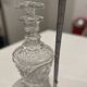 Moulded crystal carafe - Antique - Perfect condition - Height 24 cm