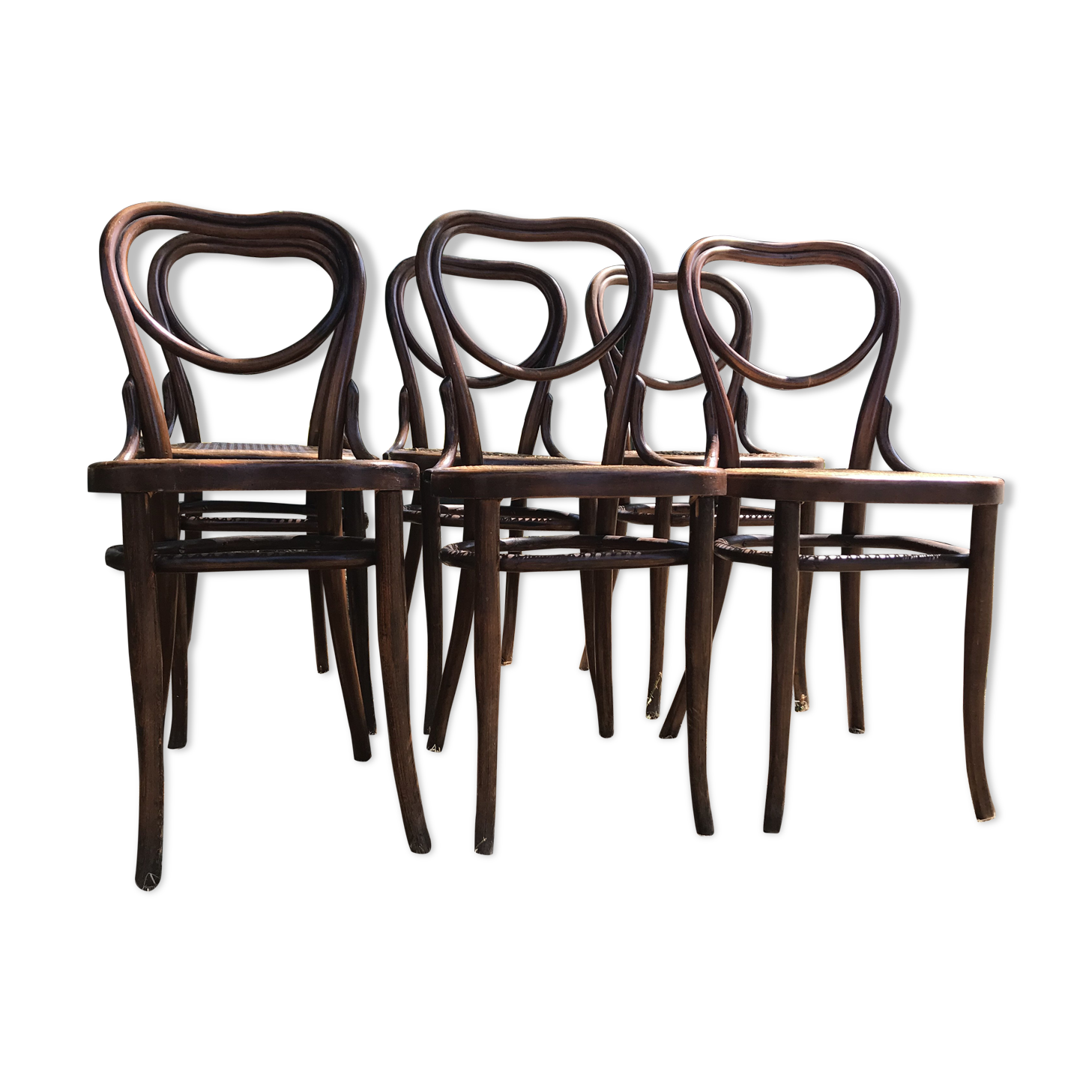 Suite de 6 chaises Joseph Hofman Thonet