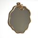 Gilded mirror with bird by Edouard Rambaud, 1990s