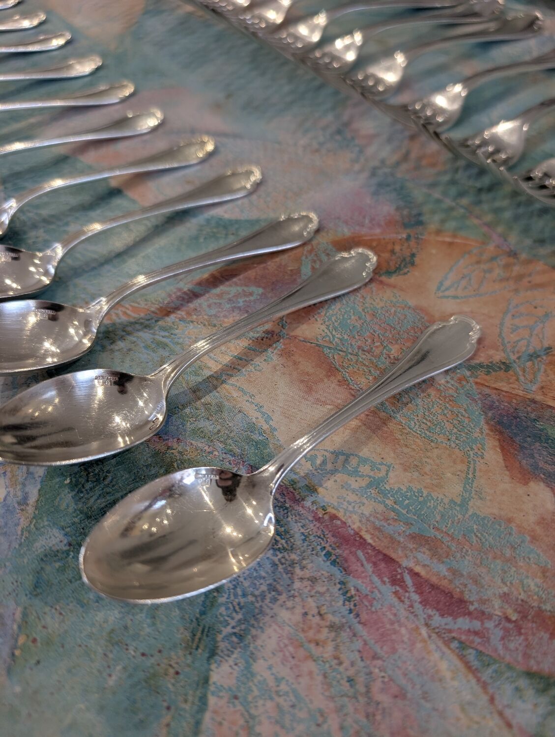 Christofle cutlery set 72 pieces silver-plated metal