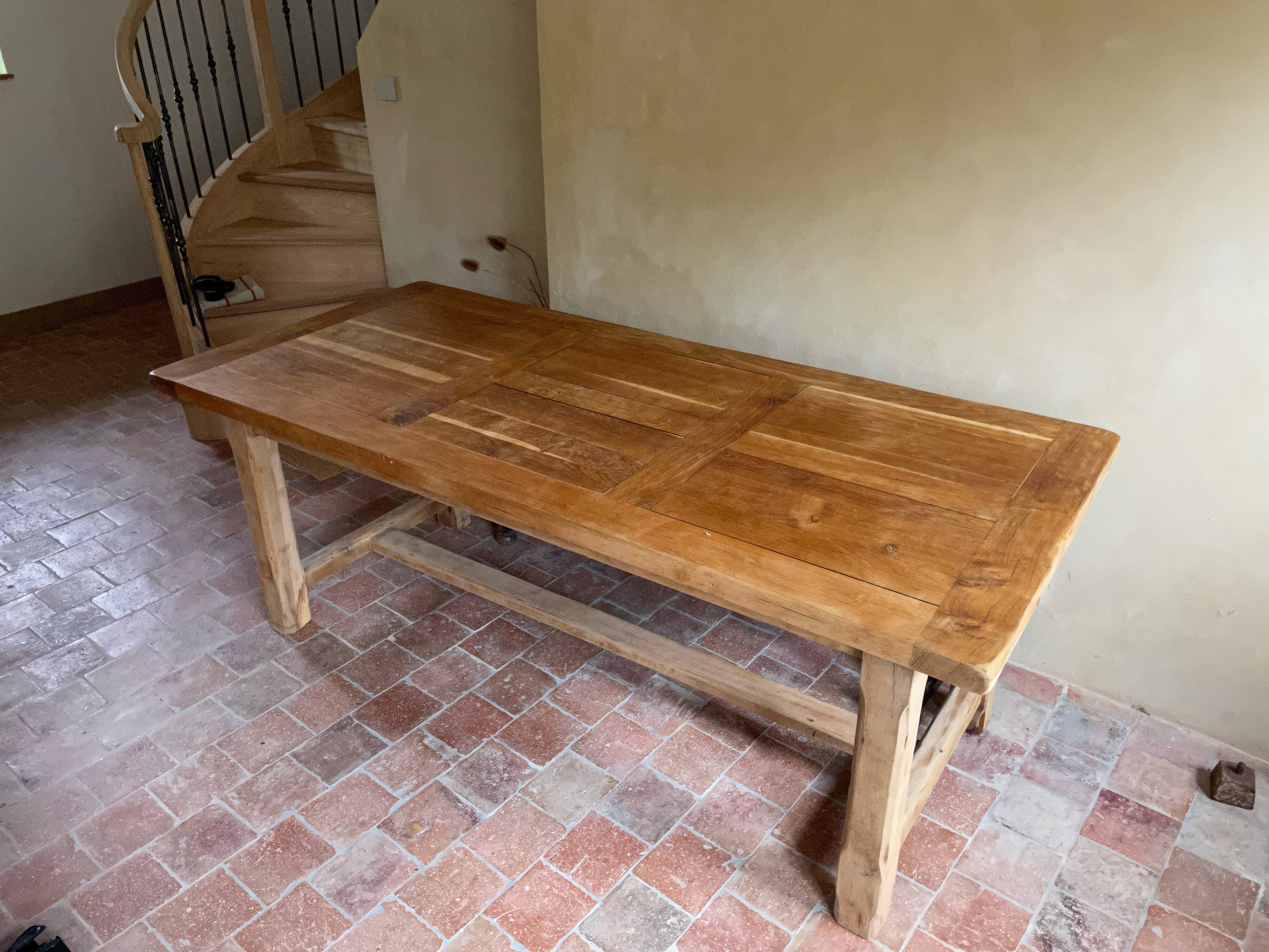 Oak farmhouse table