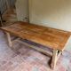 Oak farmhouse table