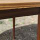 Vintage extendable round table