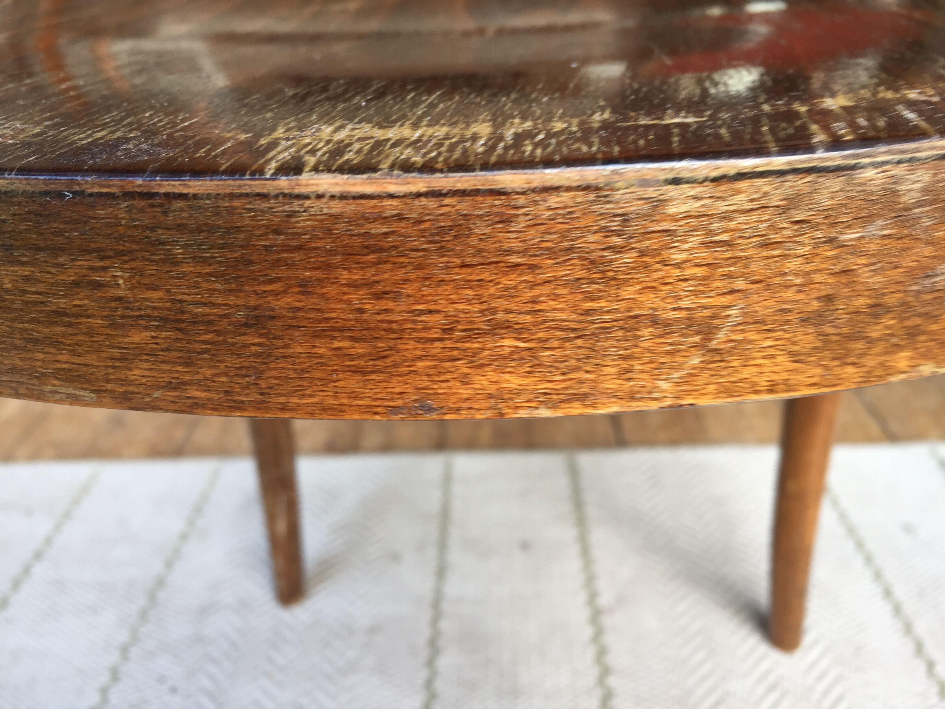 Trio of vintage bistro chairs 60