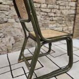 Breuer style bamboo cane chair 1980"