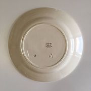 Lot de 6 assiettes en faïence vintage - années 1940-1950