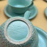 Tea service signed C.Esteban Paris