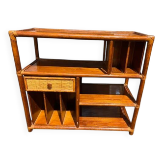 Meuble de rangement en rotin