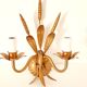 Vintage gold metal wall light