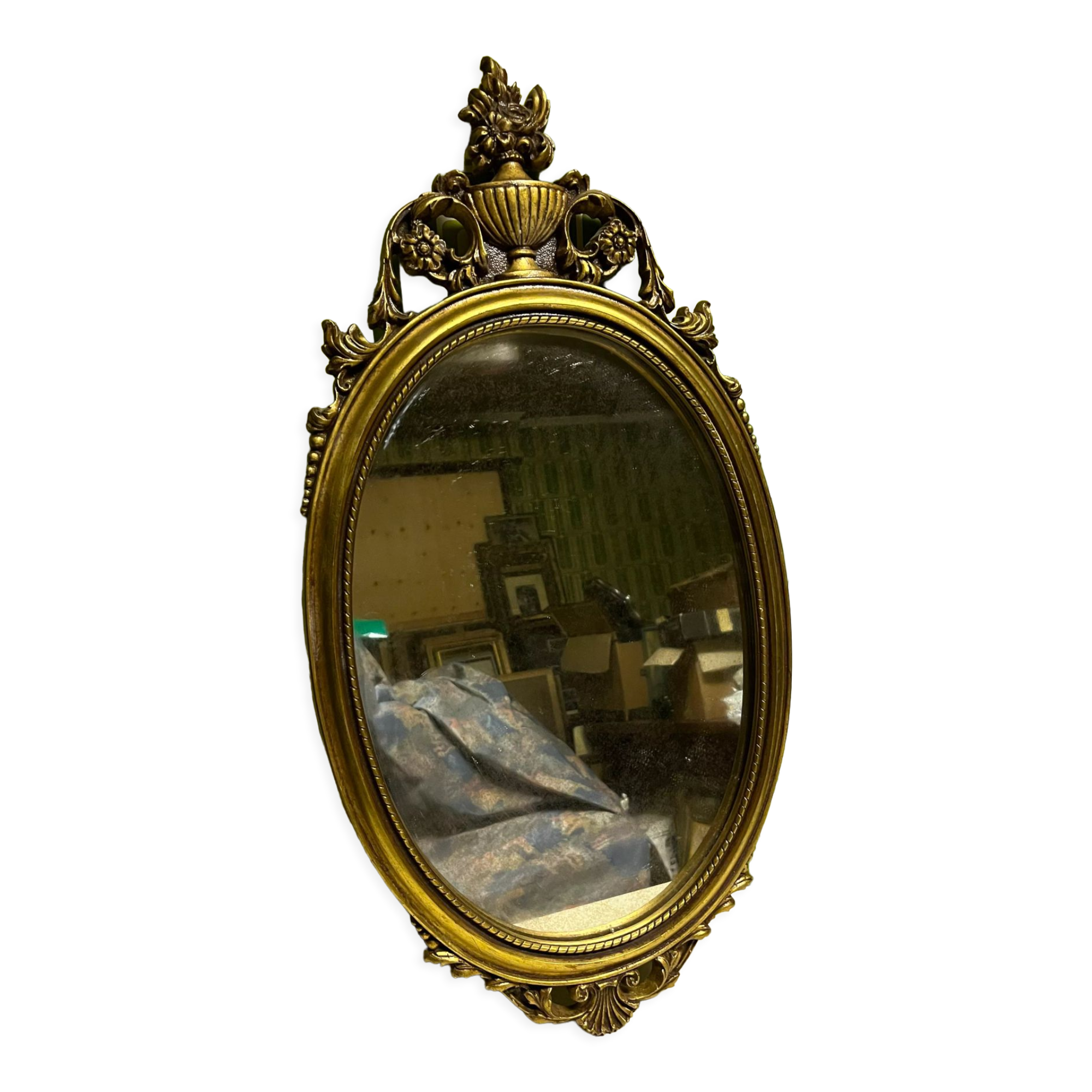 Golden mirror 74x38x3