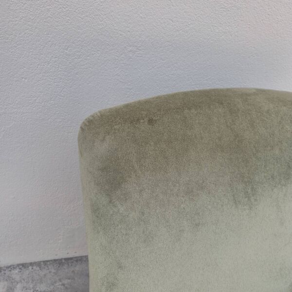 Fauteuil crapaud en velours d'époque Napoléon III 19ème