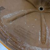 Orange Vintage Mushroom Stool “Jurček” by Meblo, 1960s – Space Age Retro