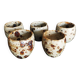 Set of 20th-century stoneware liqueur glasses