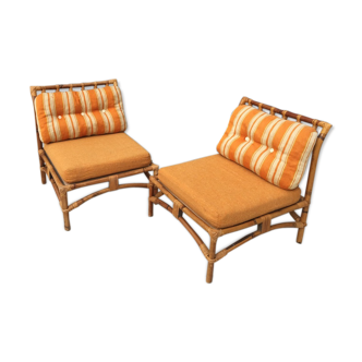Pair of rattan heaters year 60'